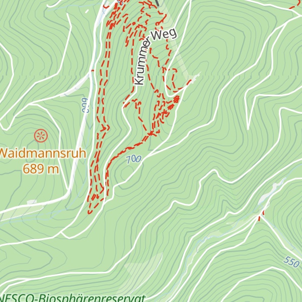 Map of Gebrüder- Harz - Hütte