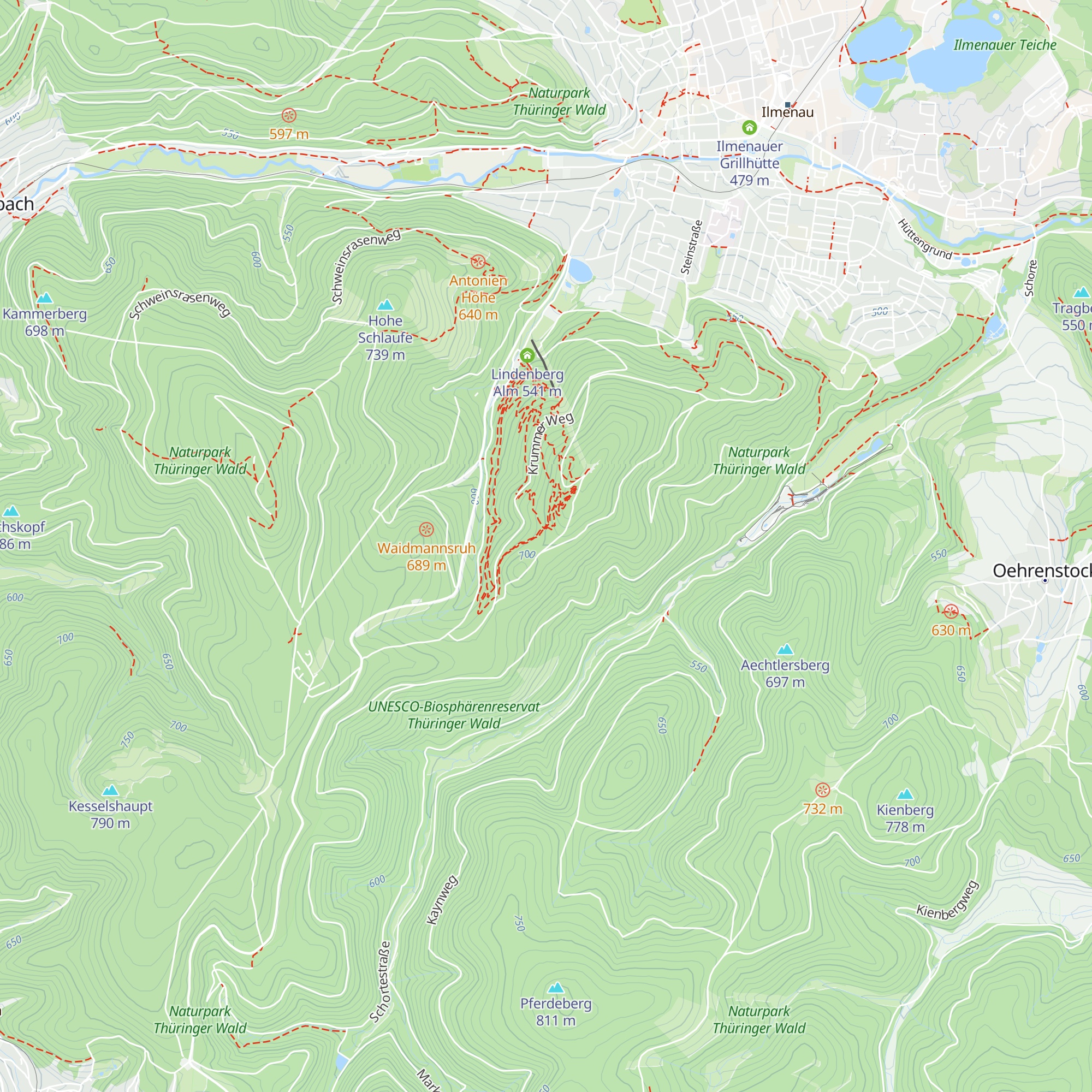 Gebrüder- Harz - Hütte map