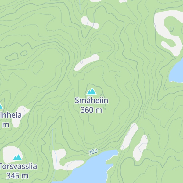 Map of Småheiin