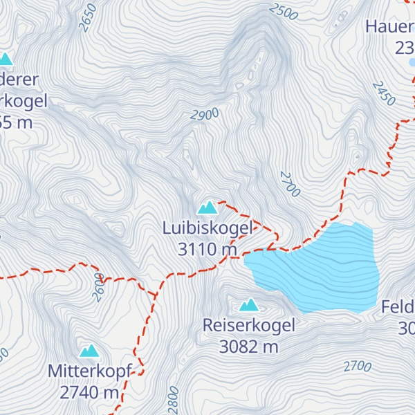 Map of Luibiskogel