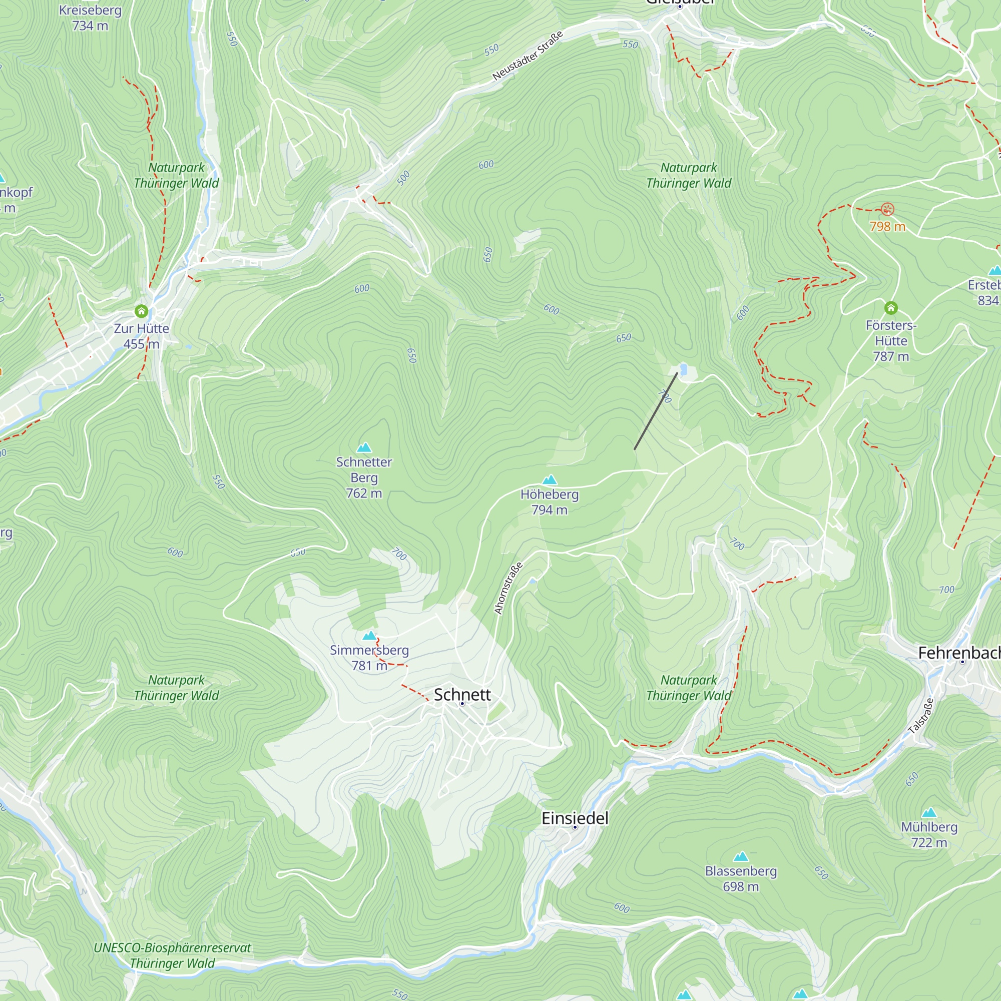 Höheberg-Hütte map