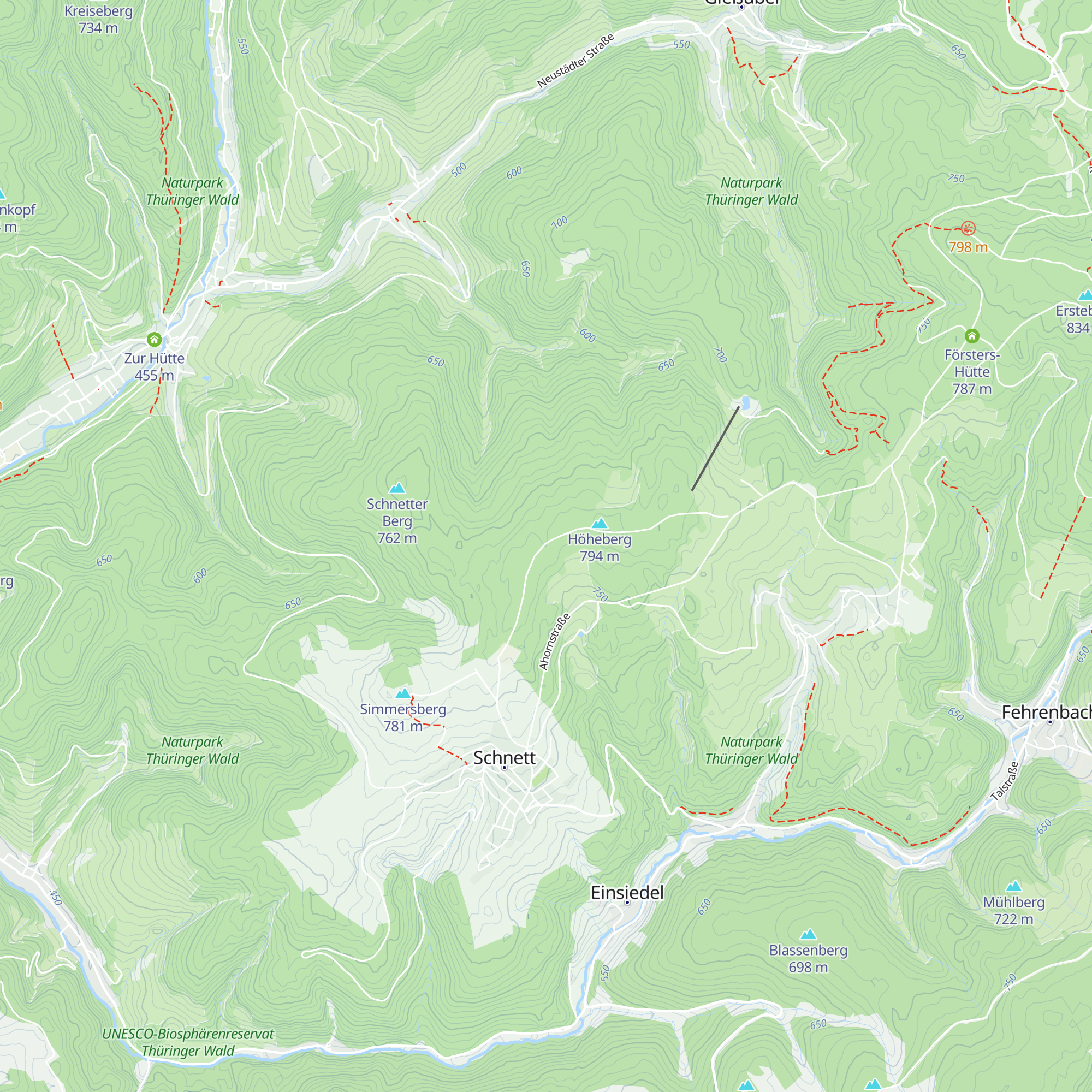 Höheberg-Hütte map