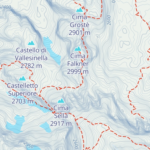 Map of Campanile di Vallesinella