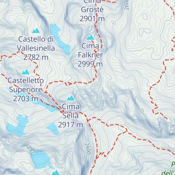 Map of Rocca della Val Perse
