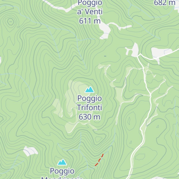 Map of Poggio Trifonti
