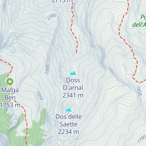 Map of Doss D'arnal