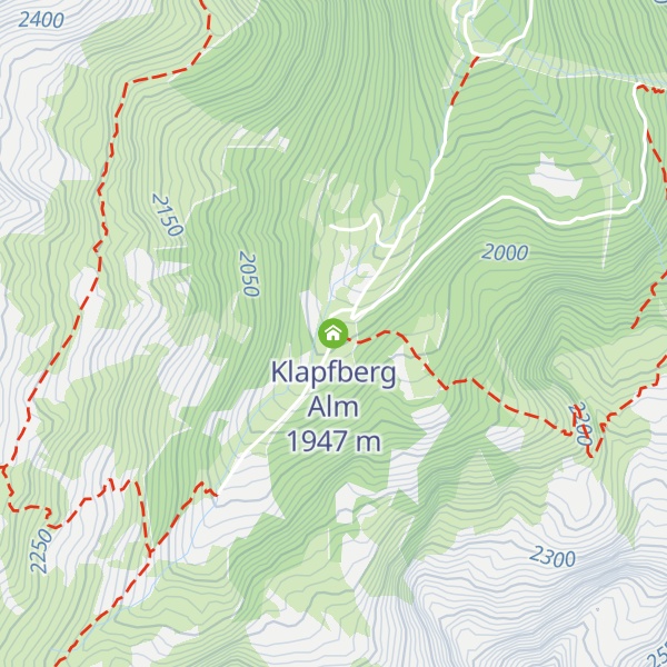 Map of Klapfberg Alm