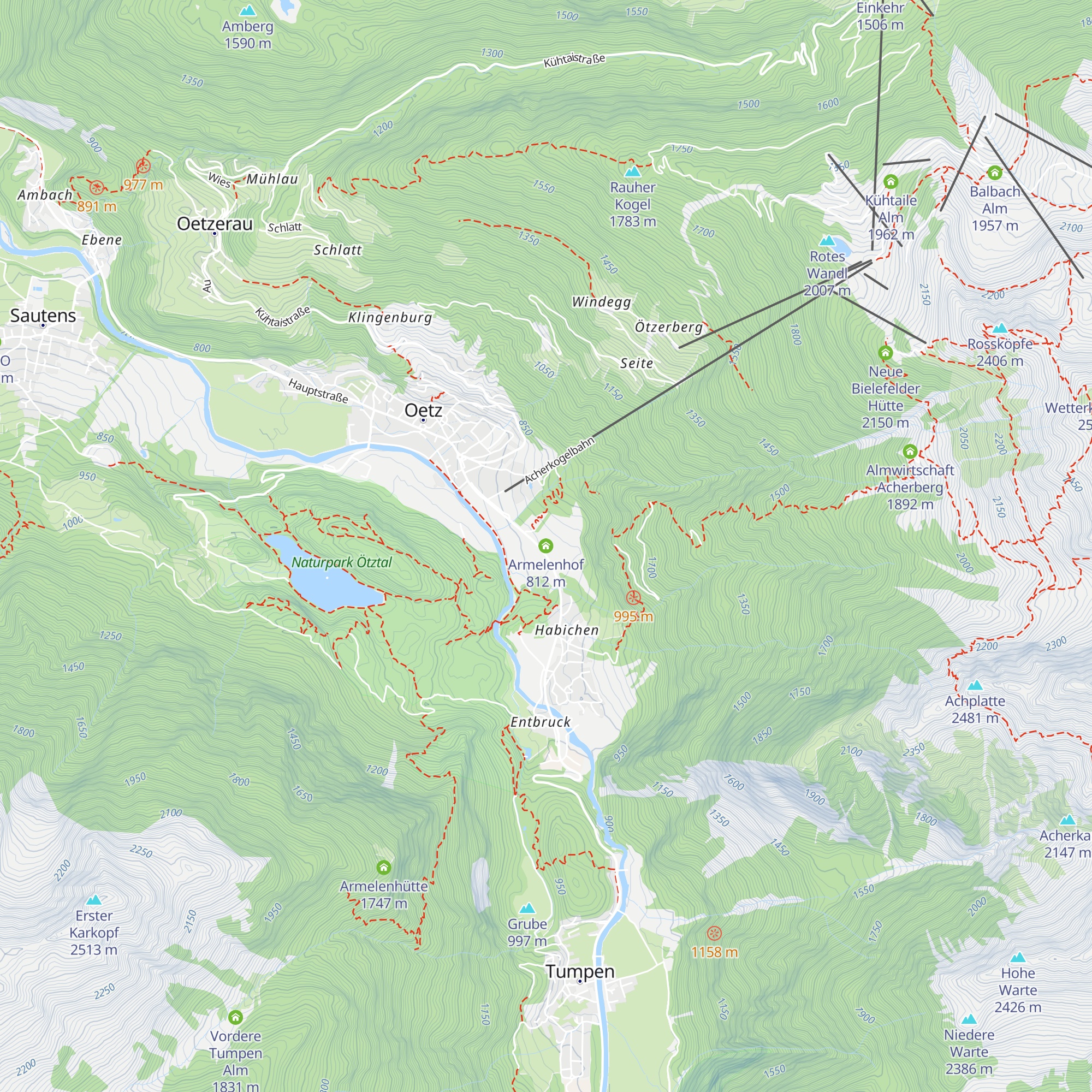 Armelenhof map