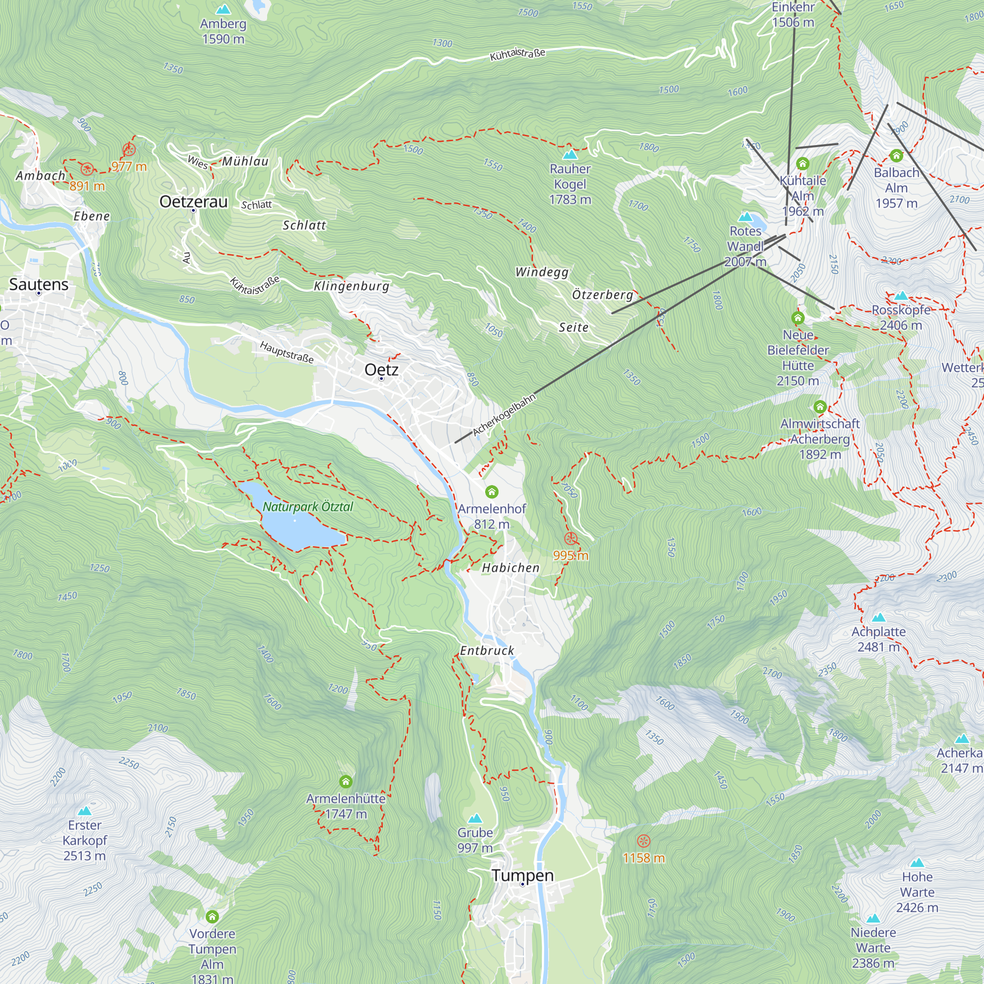 Armelenhof map