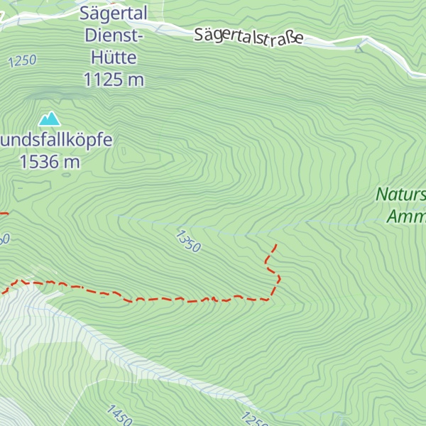 Map of Kaltwasserhütte