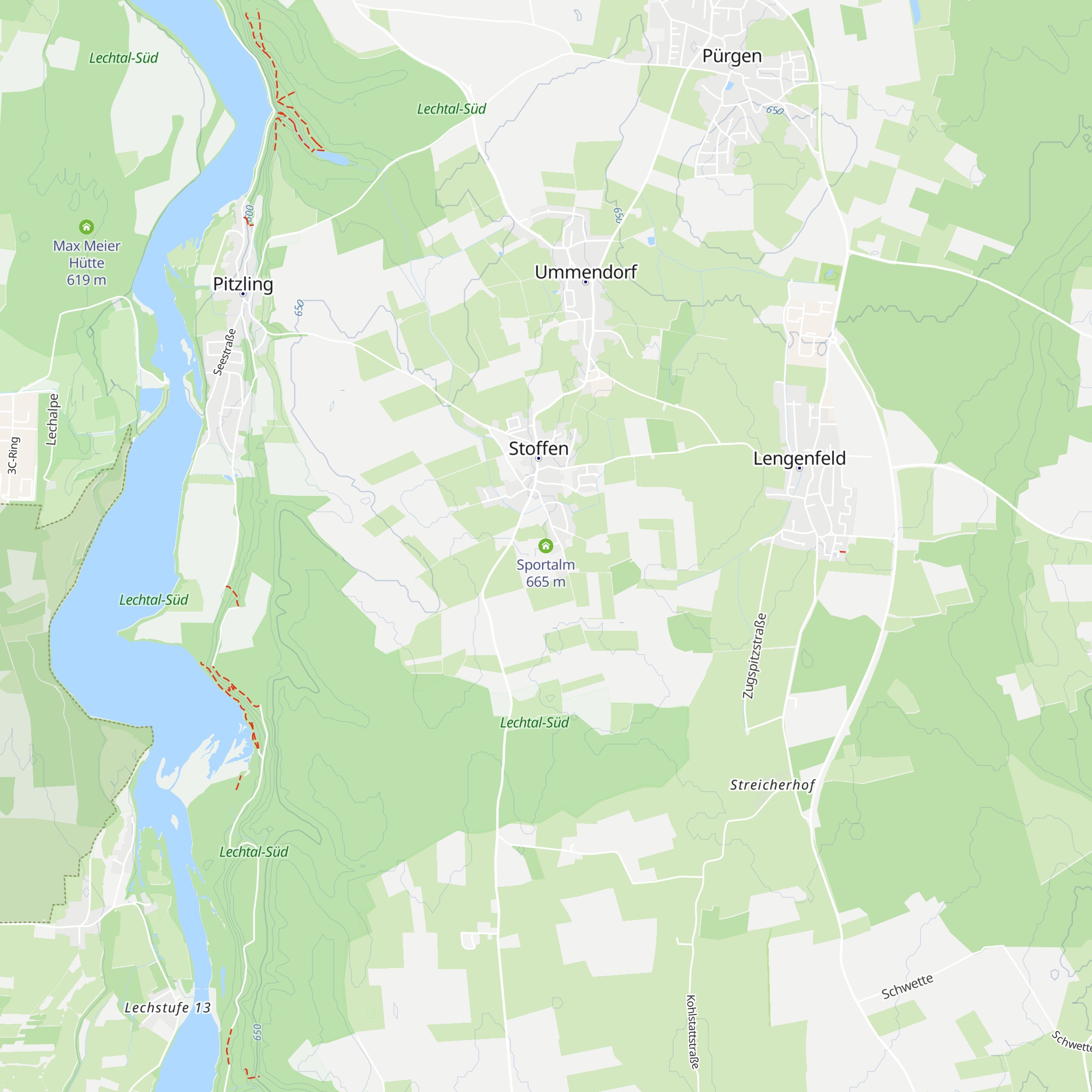 Sportalm map