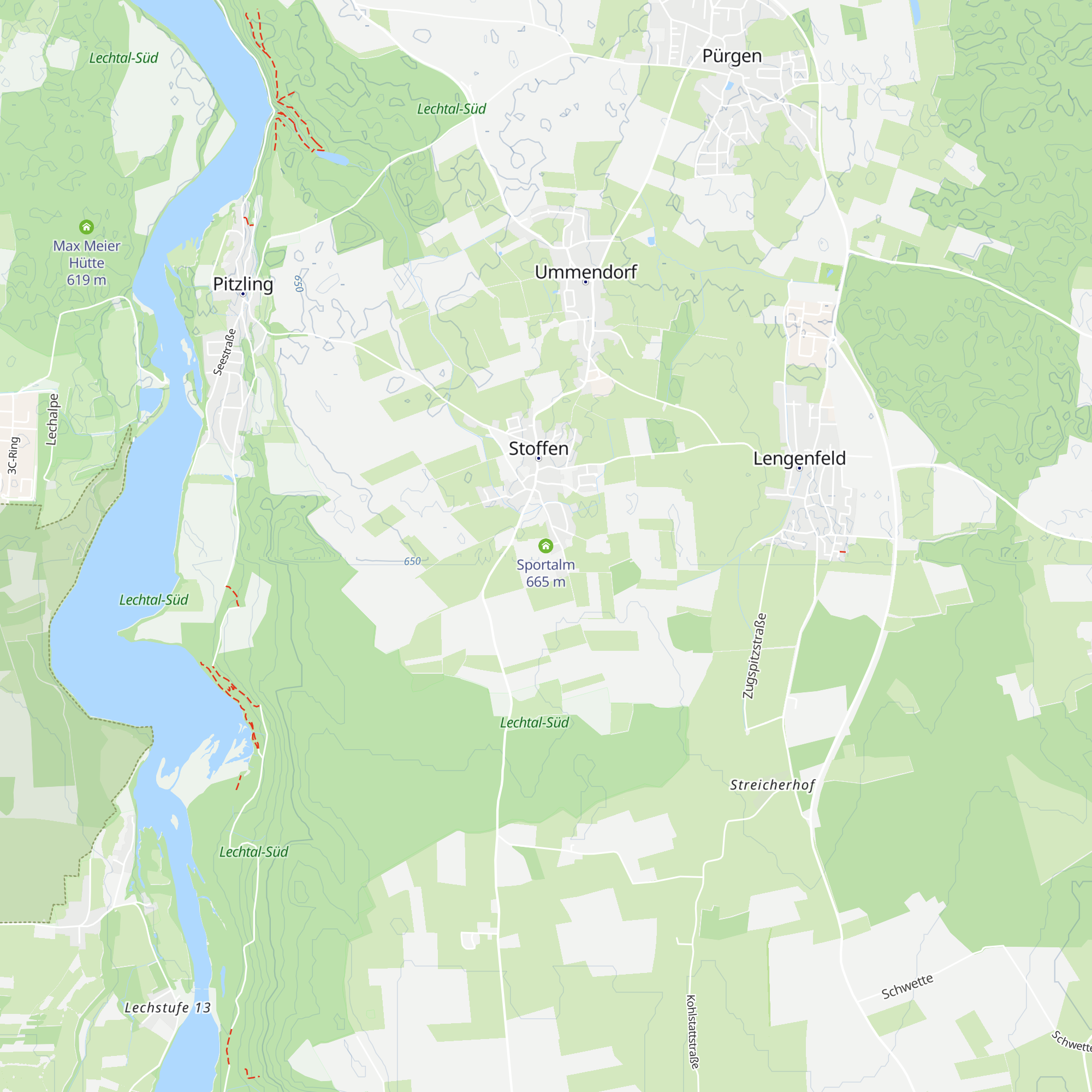 Sportalm map