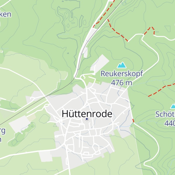 Map of Anglerverein Hüttenrode
