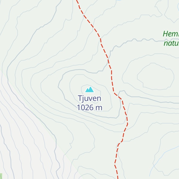 Map of Tjuven