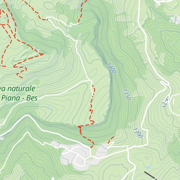 Map of Malga Bes