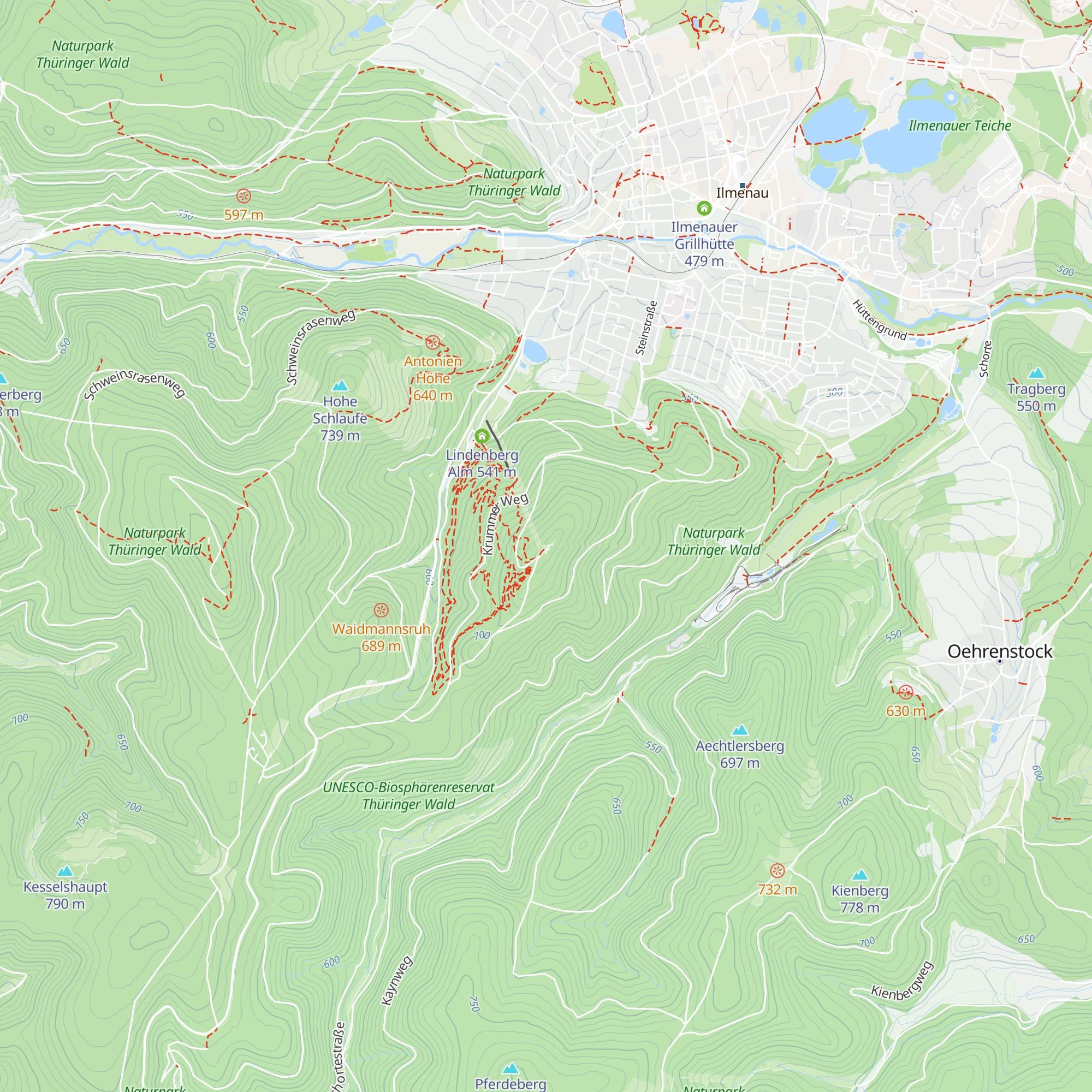 Bobhütte map