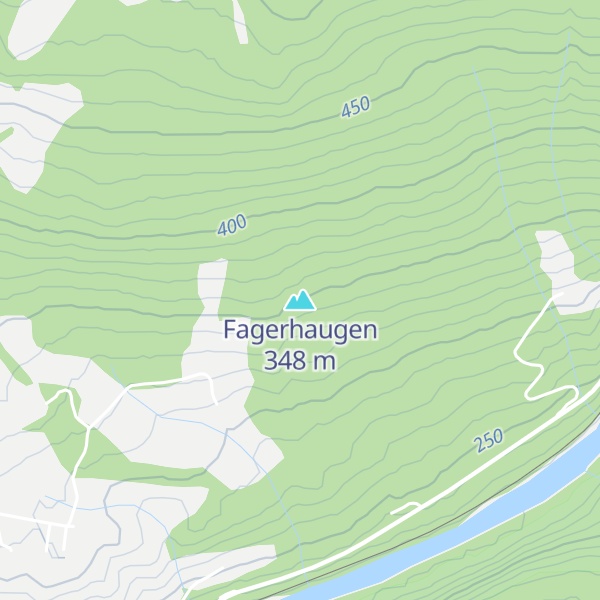 Map of Fagerhaugen