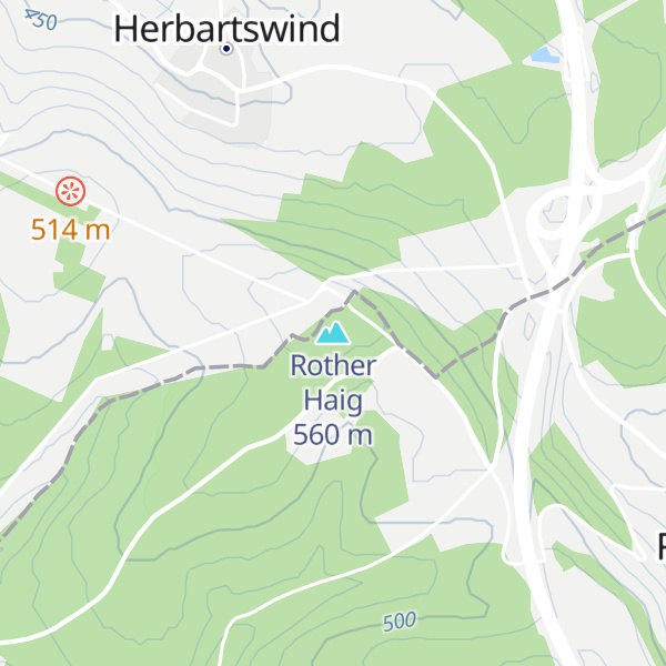 Map of Rother Haig
