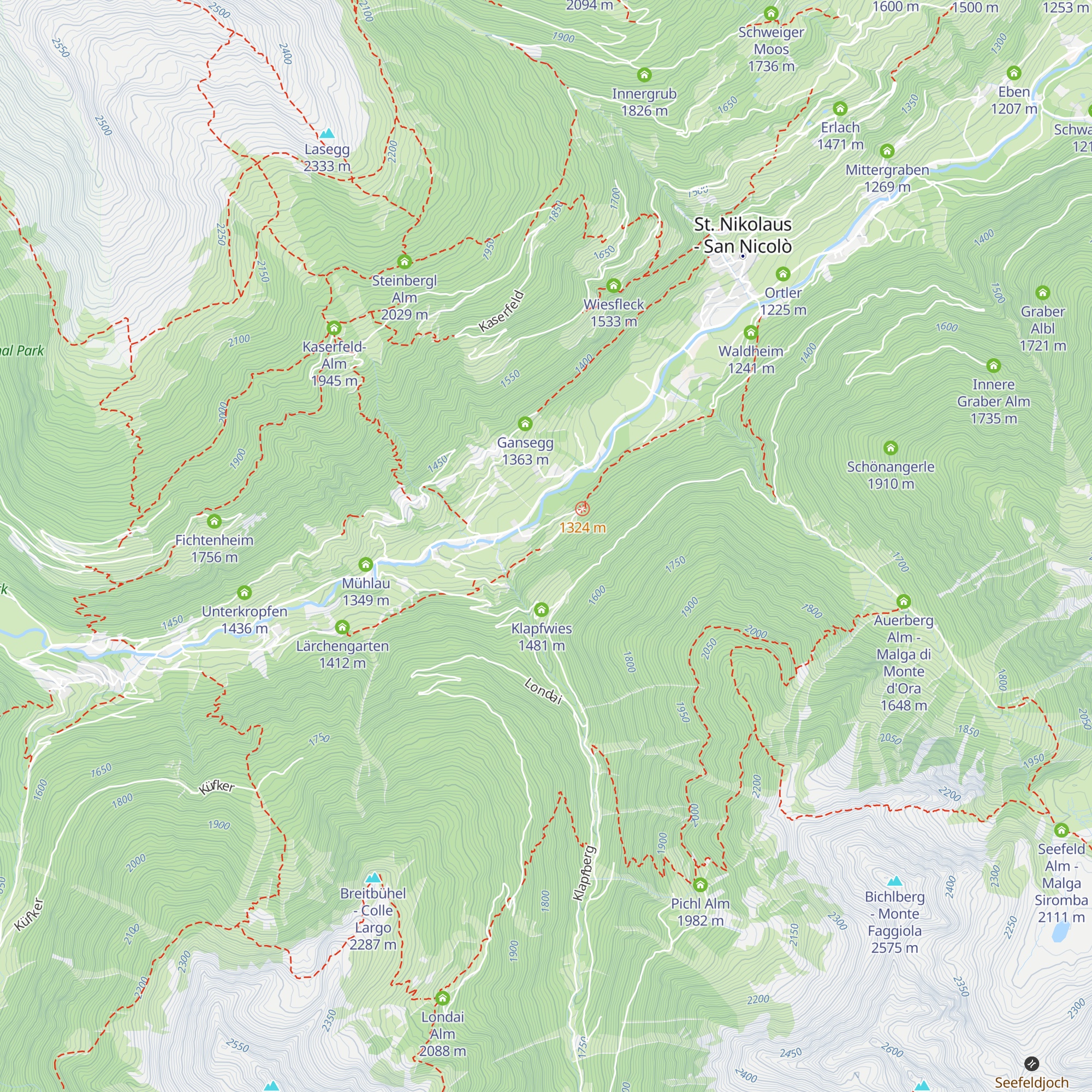Villa Hartungen map