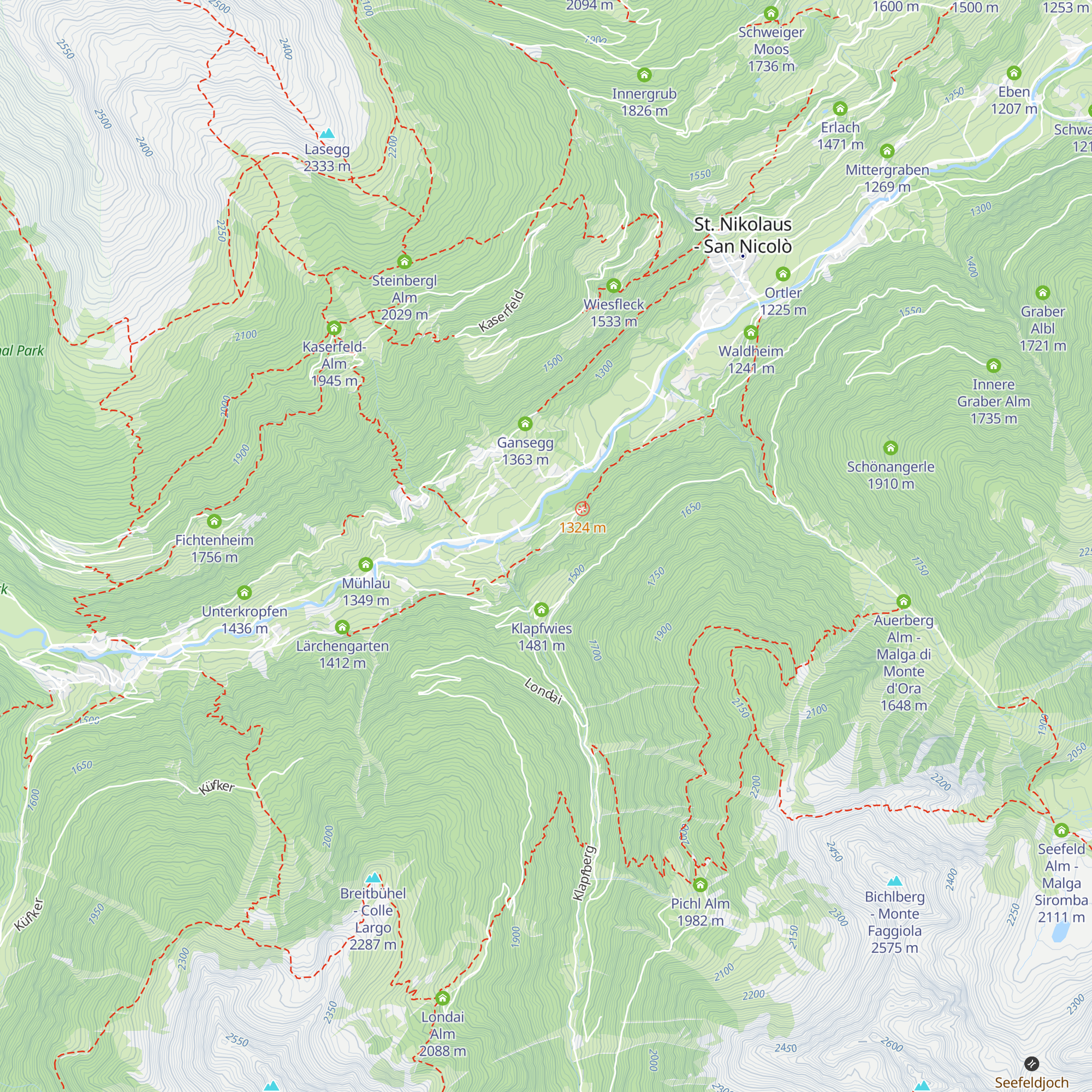 Villa Hartungen map