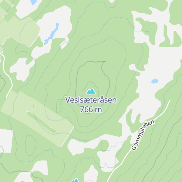 Map of Veslsæteråsen