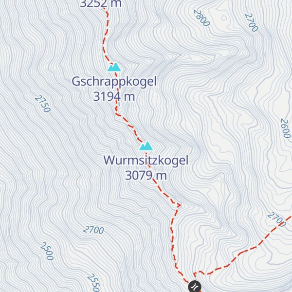 Map of Wurmsitzkogel