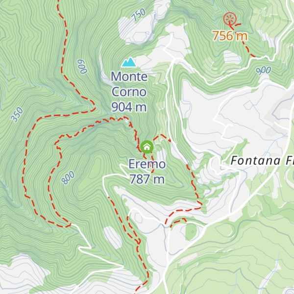 Map of Eremo