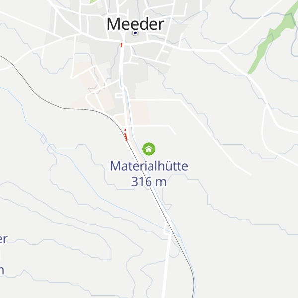 Map of Materialhütte