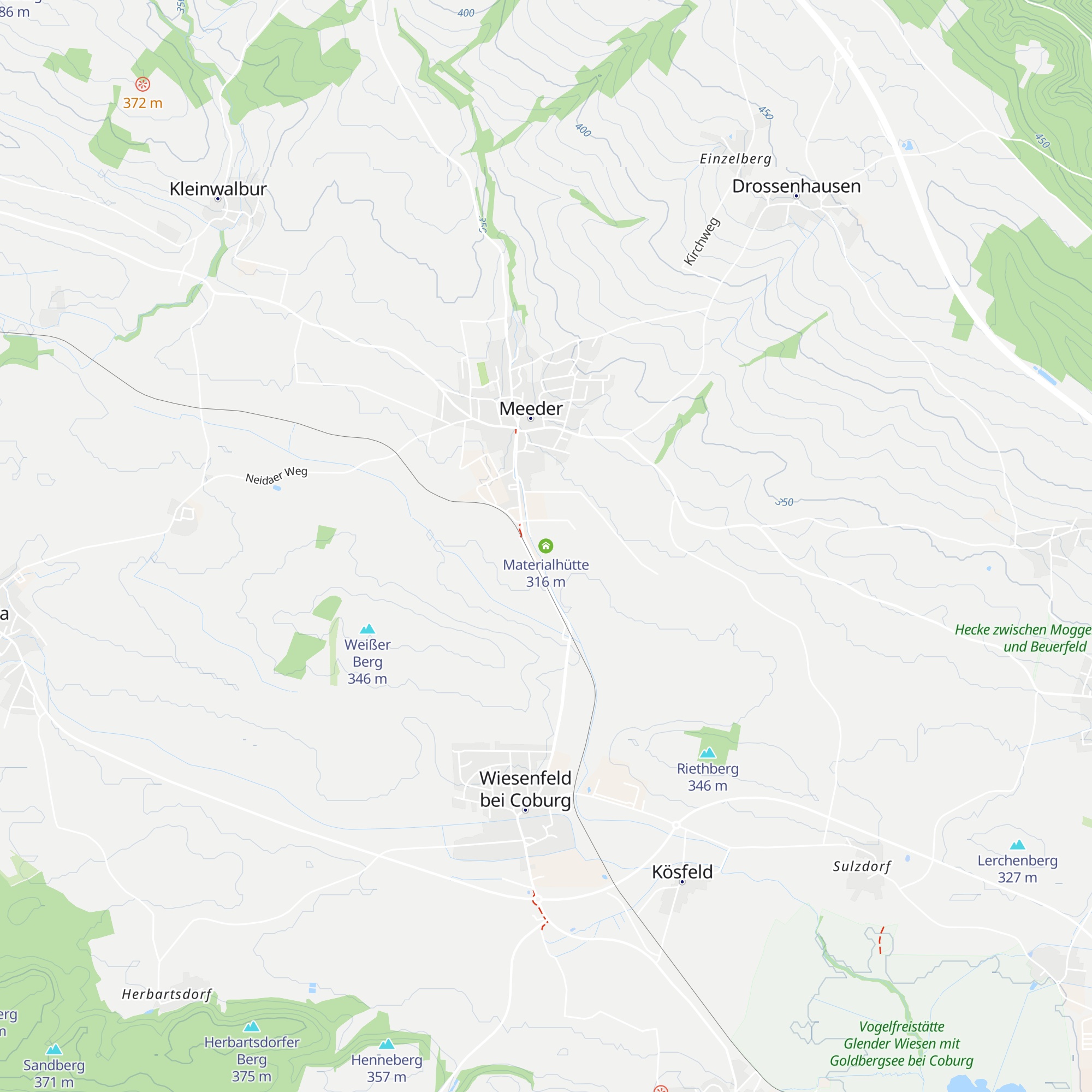 Materialhütte map