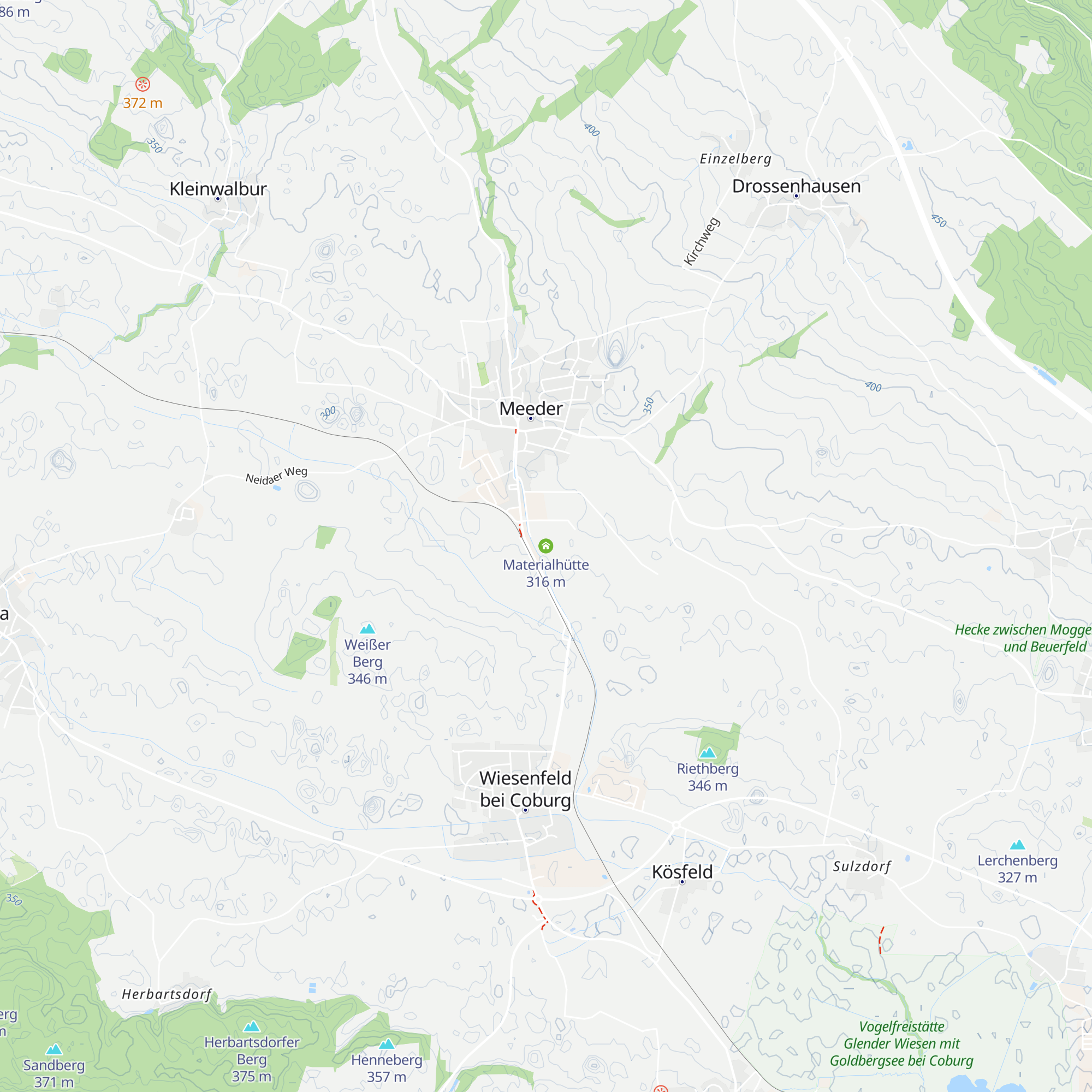 Materialhütte map