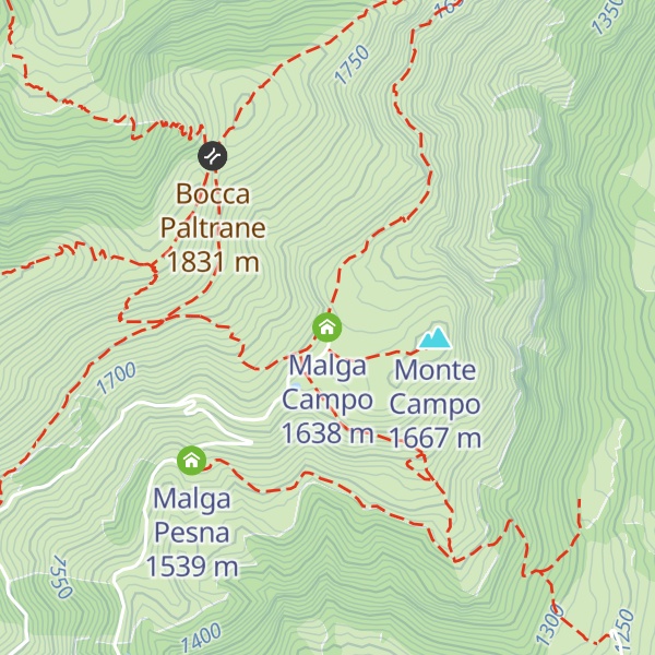 Map of Malga Campo