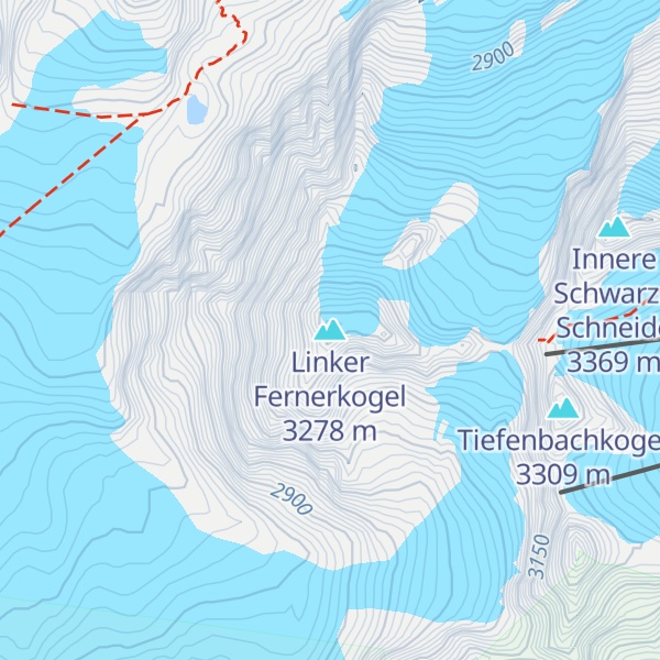 Map of Linker Fernerkogel