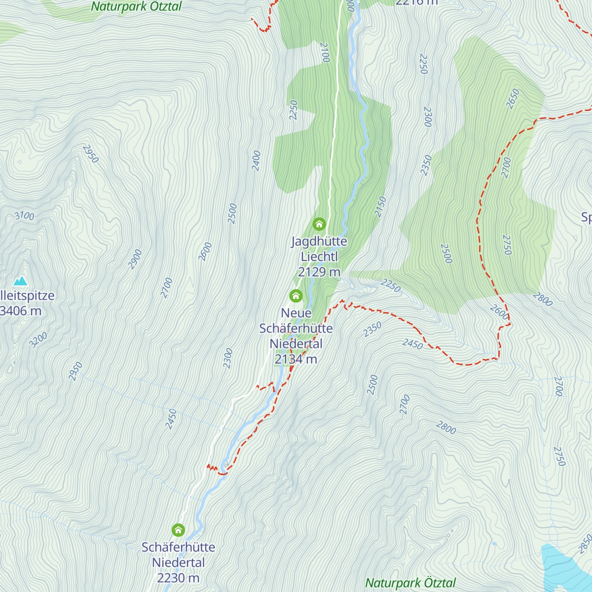 Neue Schäferhütte Niedertal map