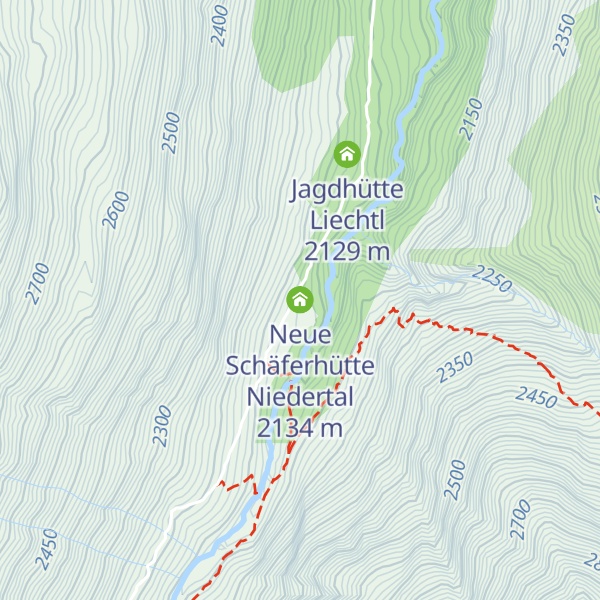 Map of Neue Schäferhütte Niedertal