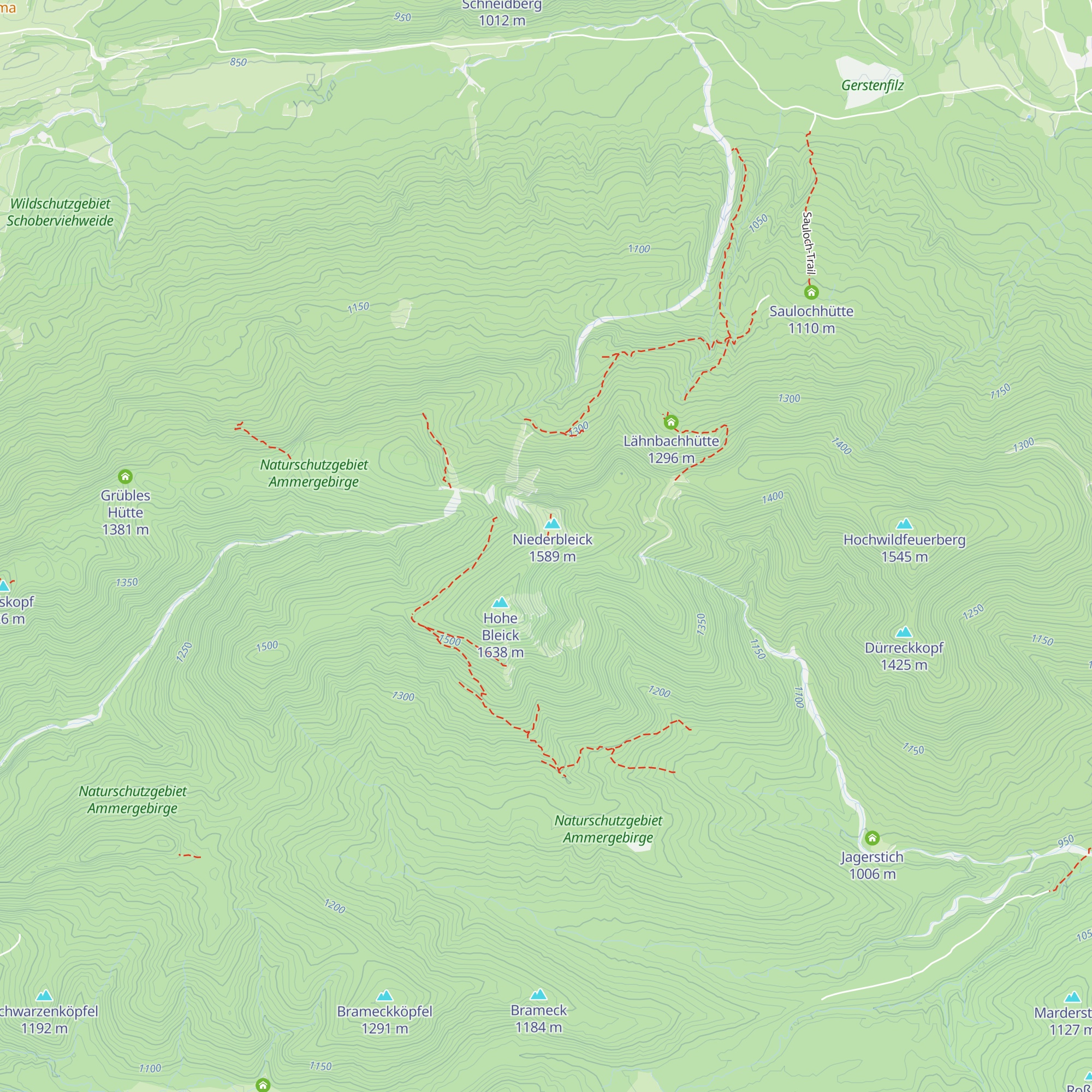 Bleickhütte map