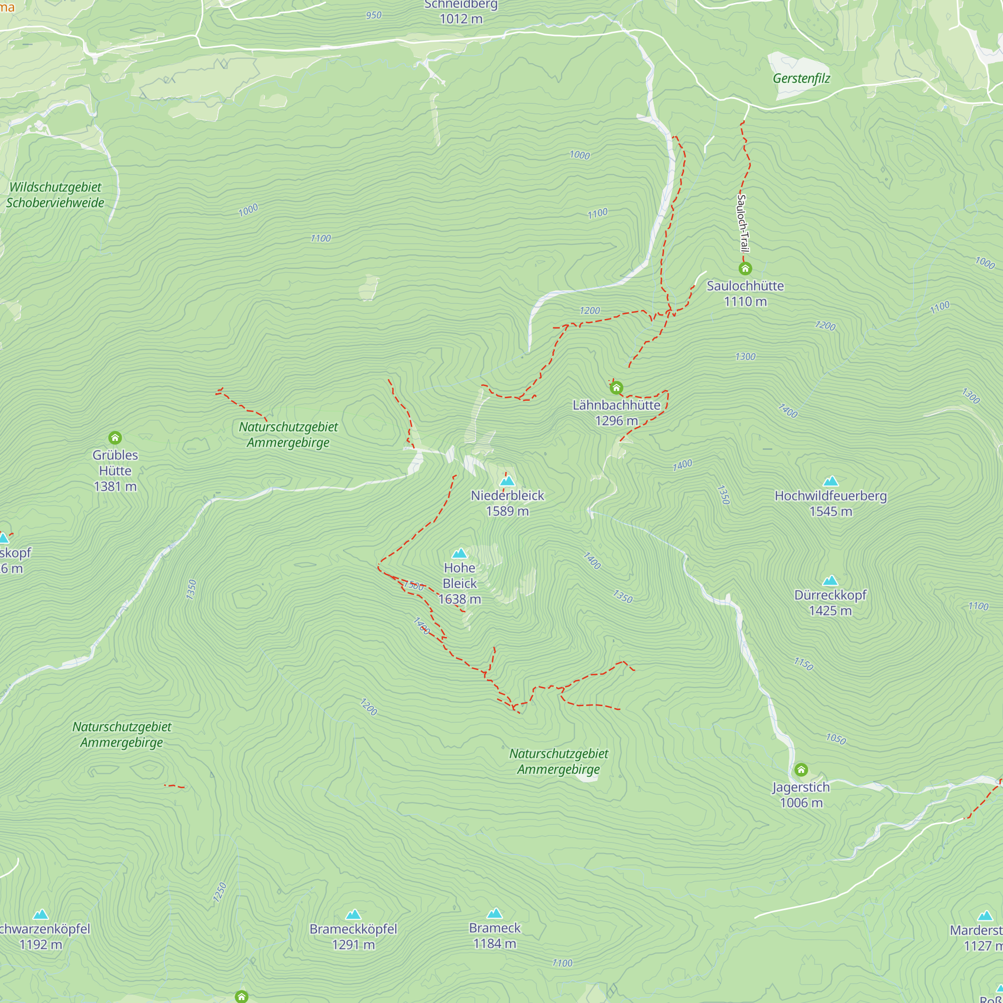 Bleickhütte map
