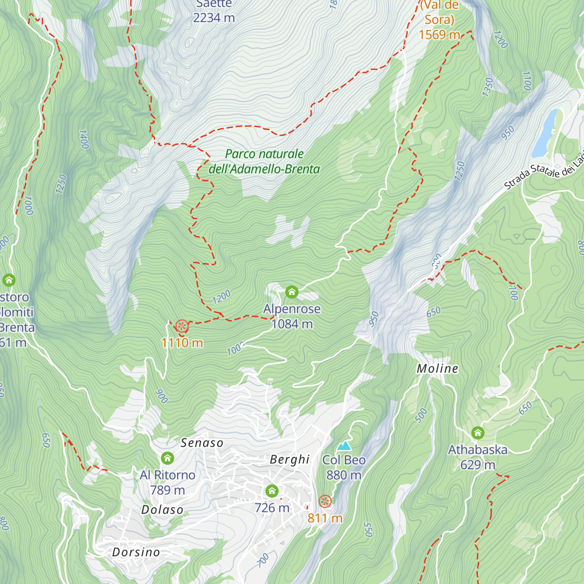Alpenrose map