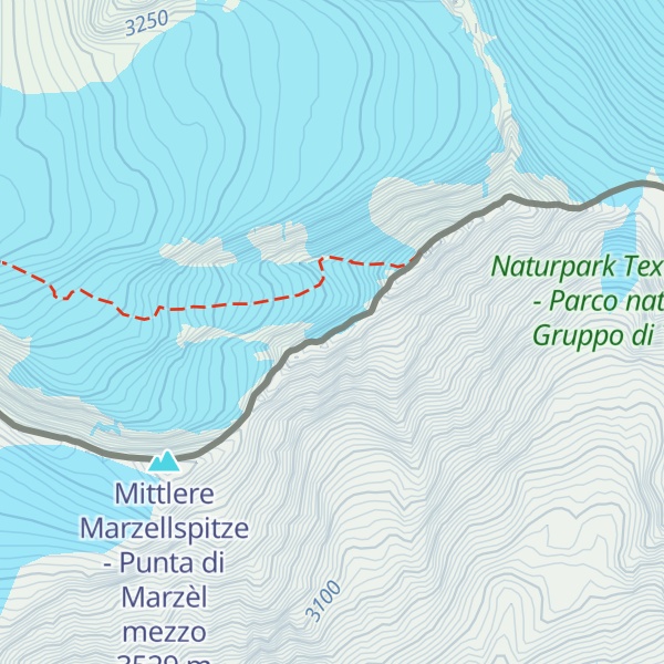 Map of Östliche Marzellspitze
