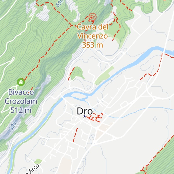 Map of Dos del castel