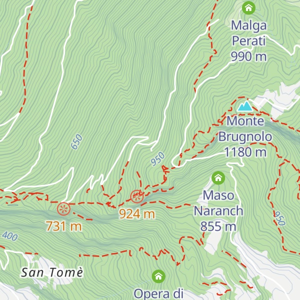 Map of Malga Fiavei