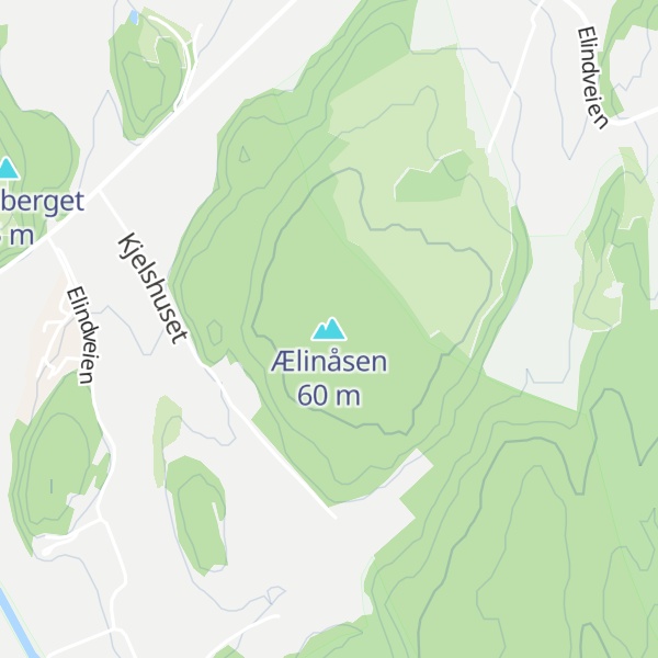 Map of Ælinåsen