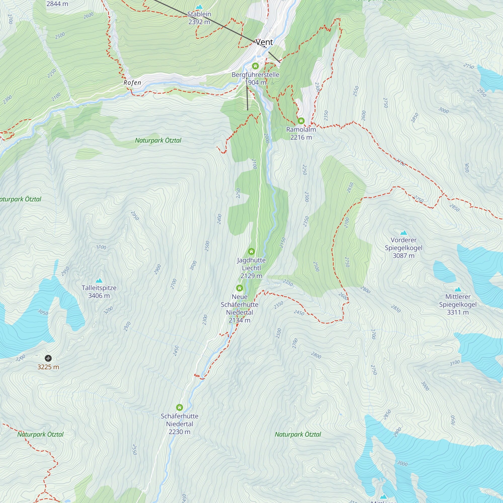 Jagdhütte Liechtl map