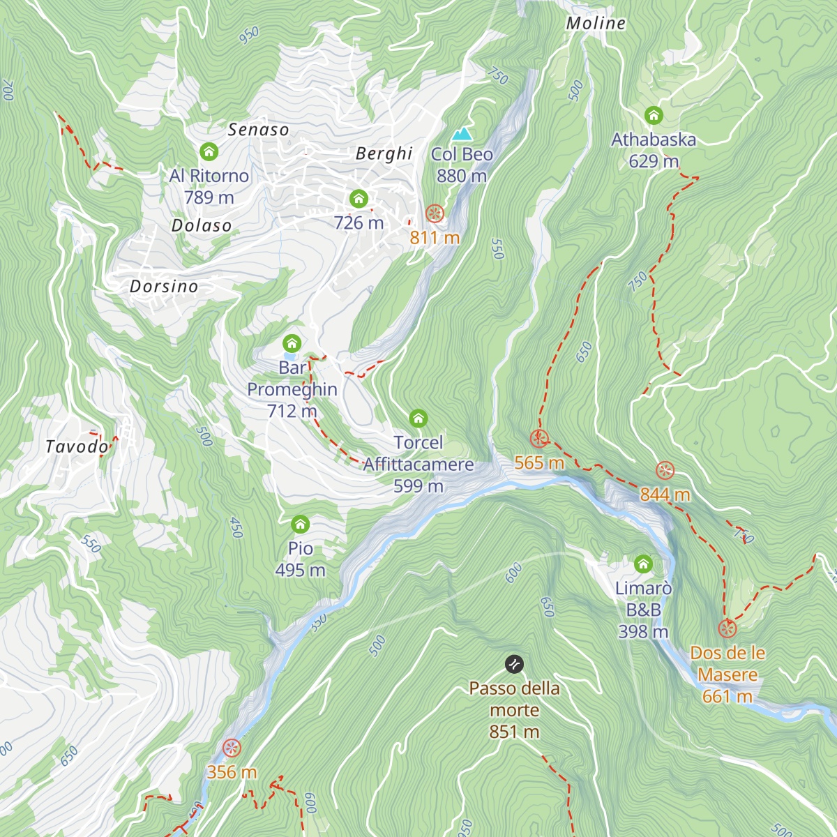 Torcel Affittacamere map