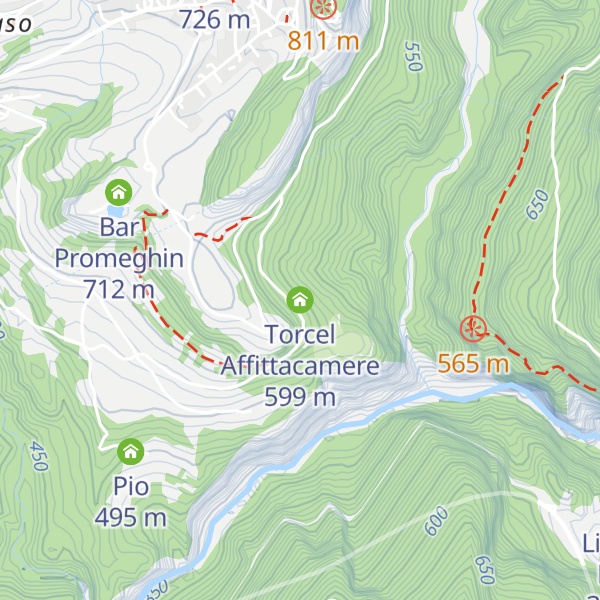 Map of Torcel Affittacamere