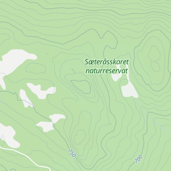 Map of Sæteråsen