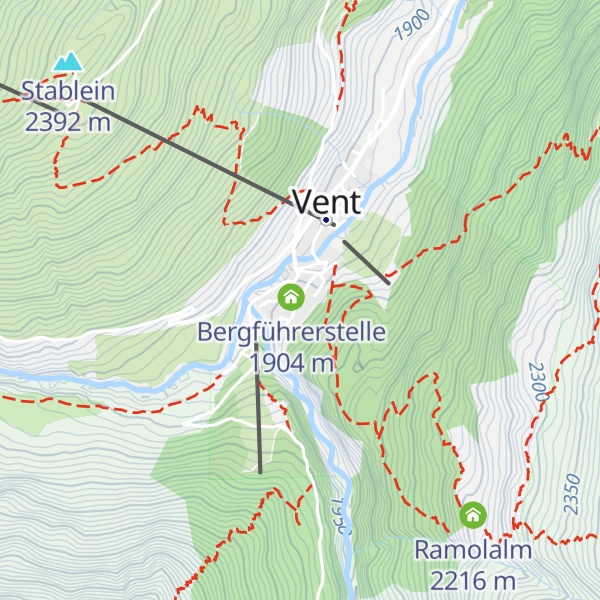 Map of Unsere Alm