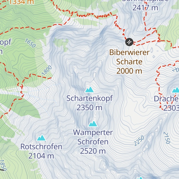 Map of Schartenkopf