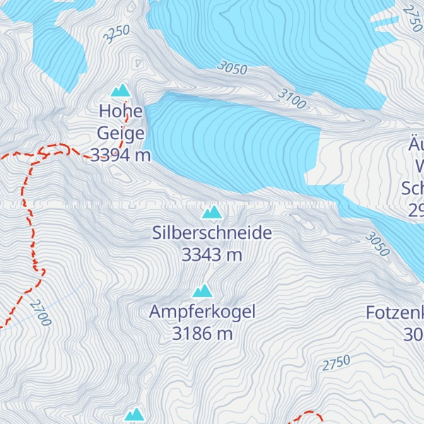 Map of Silberschneide