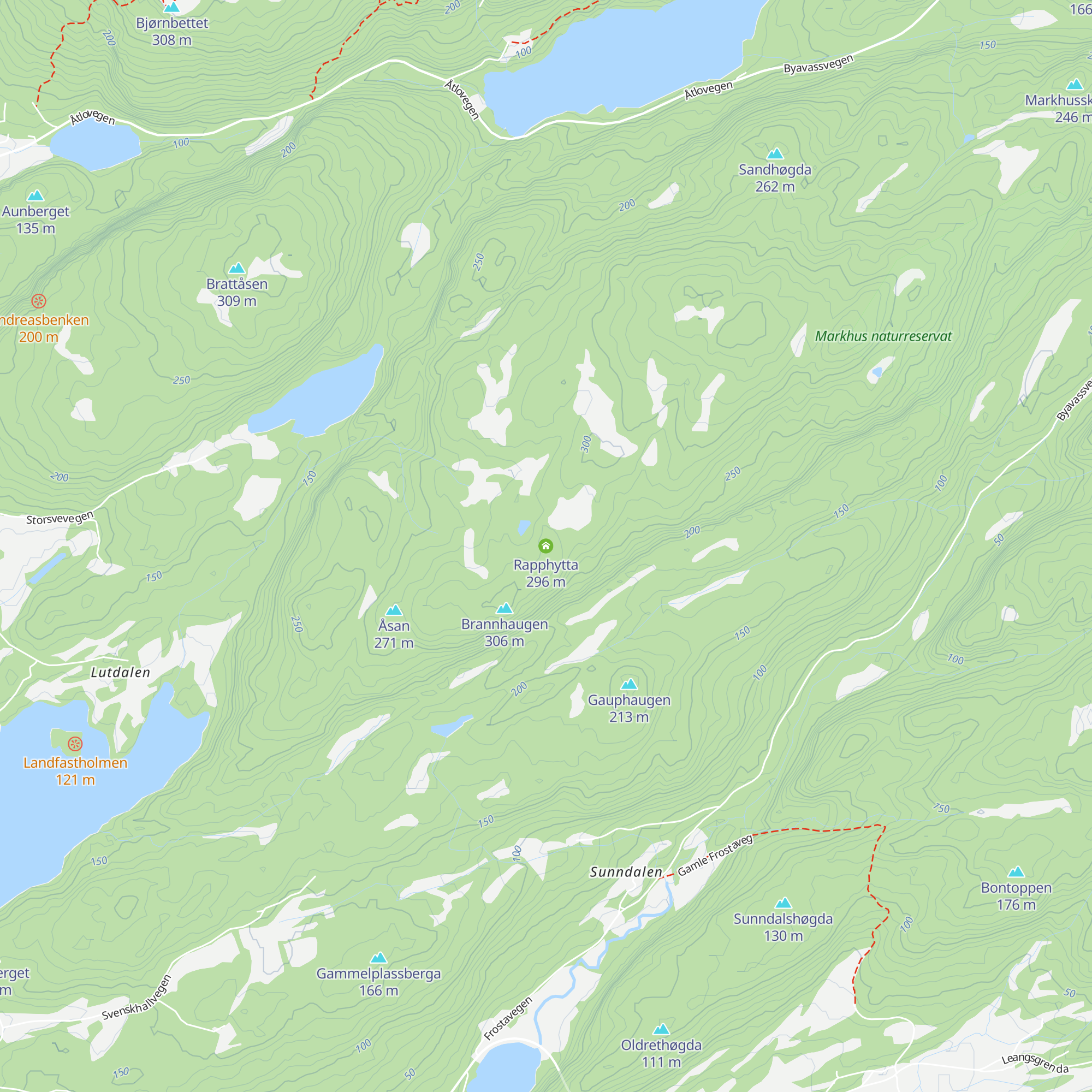 Rapphytta map