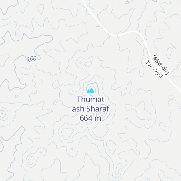 Map of Thūmāt ash Sharaf